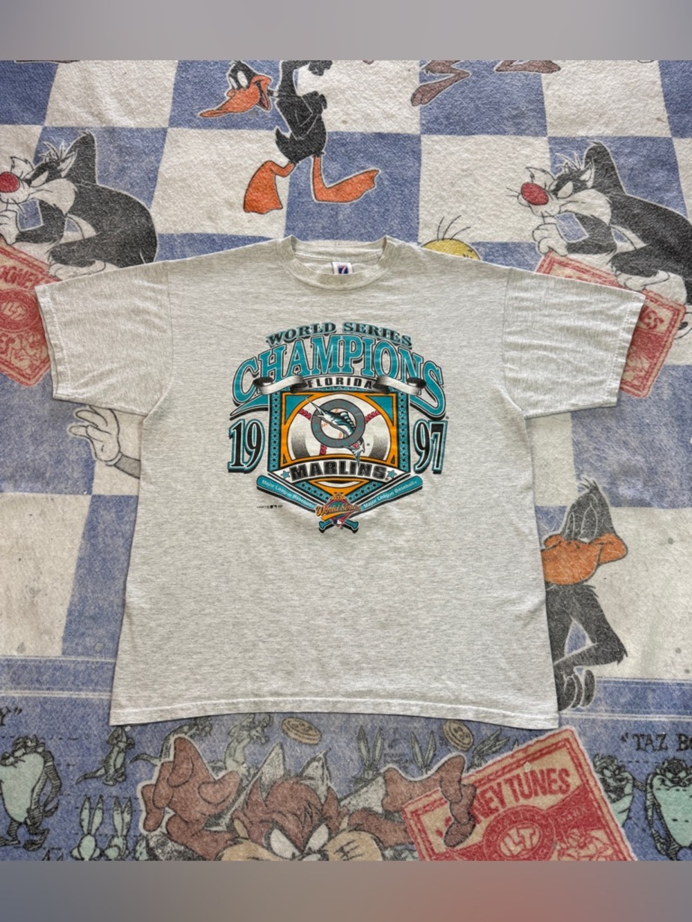 Vintage Florida marlins World Series tee